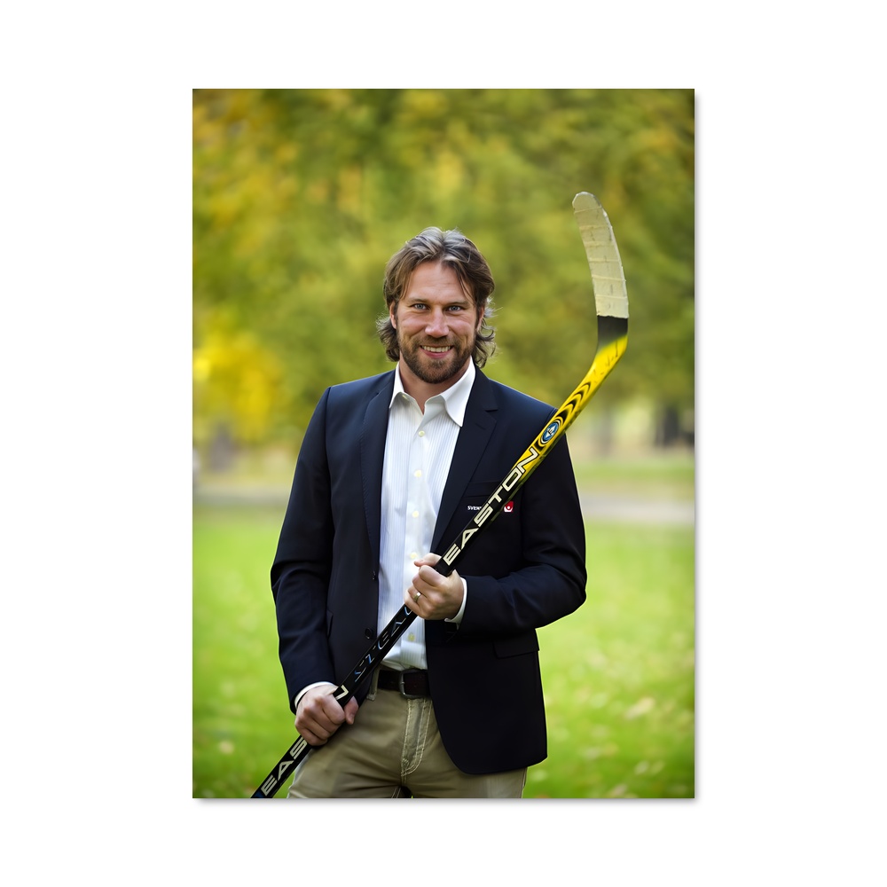 Poster Peter forsberg – affiche Hockey sur glace
